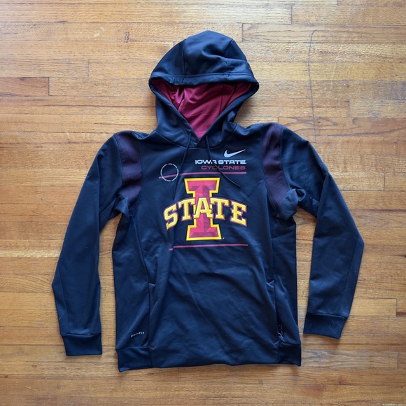 Nike Iowa State Cyclones Dri-FIT Pullover Hoodie Sweatshirt Black M - Picture 1 of 5